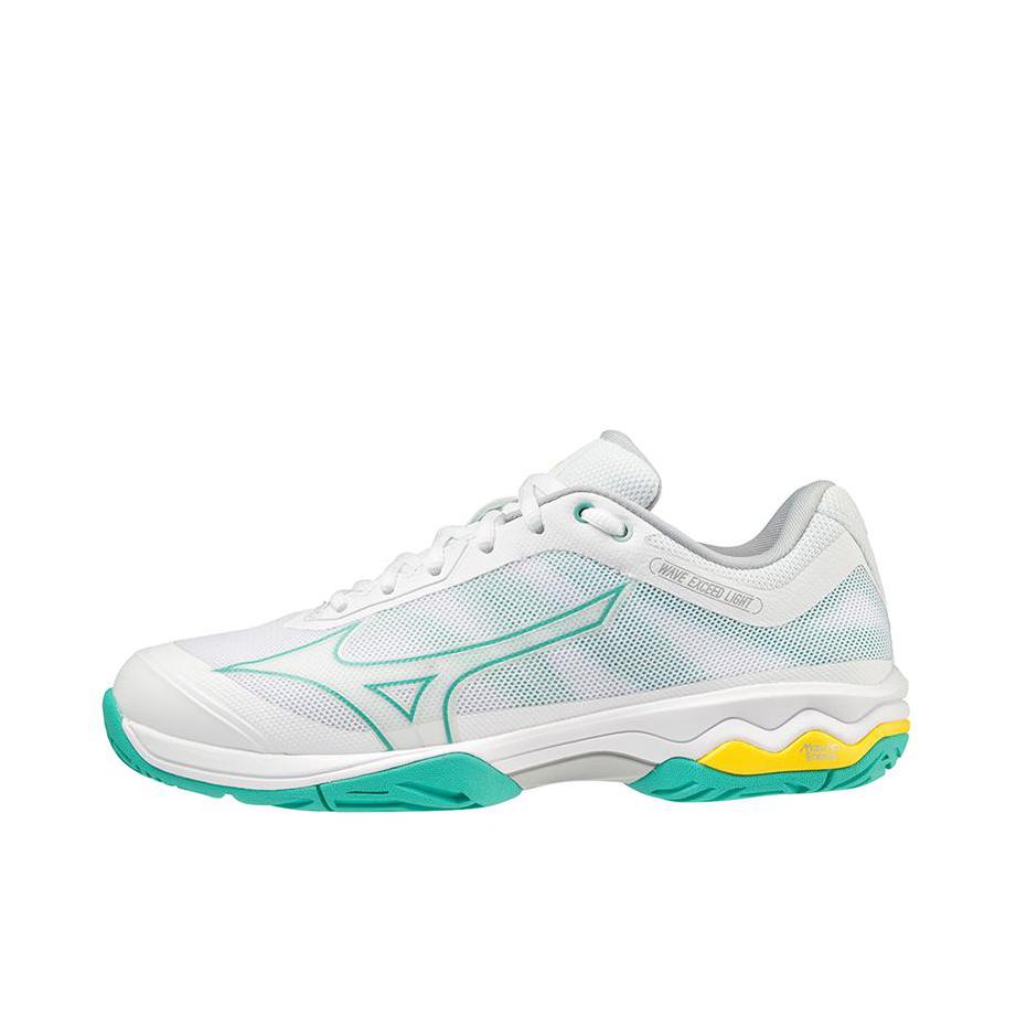 推荐商品：Mizuno/美津浓 Wave Exceed Light AC 训练 透气 减震 稳定 网面 网球鞋 女款/薄荷色