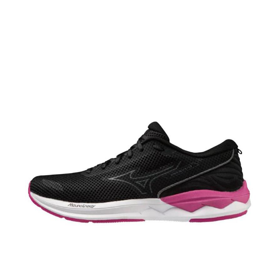 推荐商品：Mizuno/美津浓 Wave Revolt 3 减震 耐磨 防滑 舒适 跑鞋 黑色/紫色