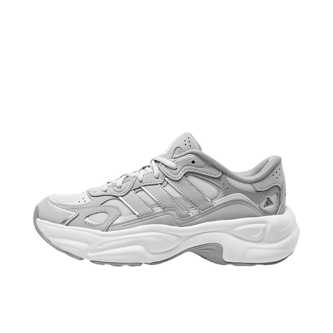 推荐商品：adidas FC JELWAVE 跑鞋 透气网面休闲运动减震 浅灰色