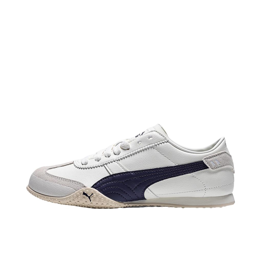 推荐商品：【宋妍霏同款】 Puma/彪马 Bella UT 德训鞋 运动休闲鞋 T头防滑圆头平跟薄底 女款/蓝色/白色