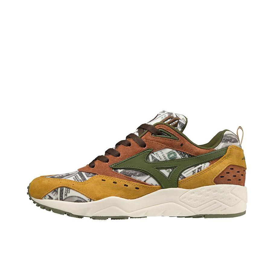 推荐商品：Mizuno/美津浓 Contender 舒适减震 防滑耐磨 轻便透气 复古百搭 跑鞋 24karats联名/Mita联名/棕色