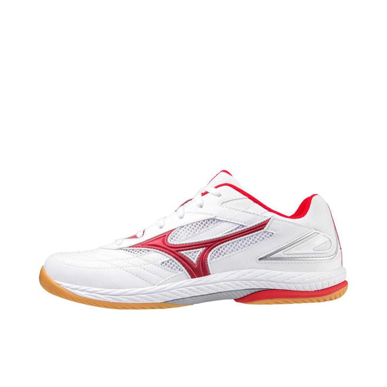 推荐商品：【雨果同款】Mizuno/美津浓 Wave Drive 9 减震防滑 耐磨 乒乓球鞋  白红色 