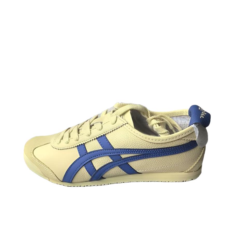 推荐商品：Onitsuka Tiger Mexico 66 德训鞋 运动休闲鞋 复古轻便透气舒适百搭防滑 米色/黄色/蓝色