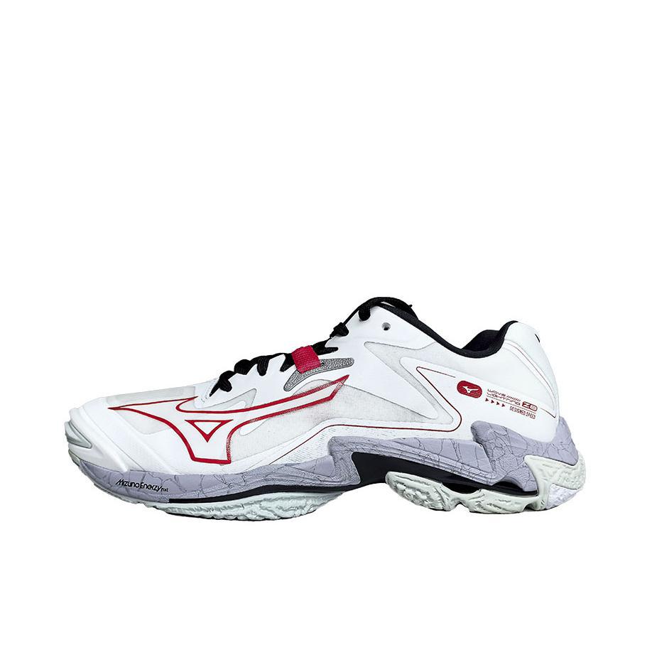 推荐商品：Mizuno/美津浓 Wave Lightning Z8 日潮 缓震轻盈 防滑耐磨 舒适运动 排球鞋 白色/紫色/黑色
