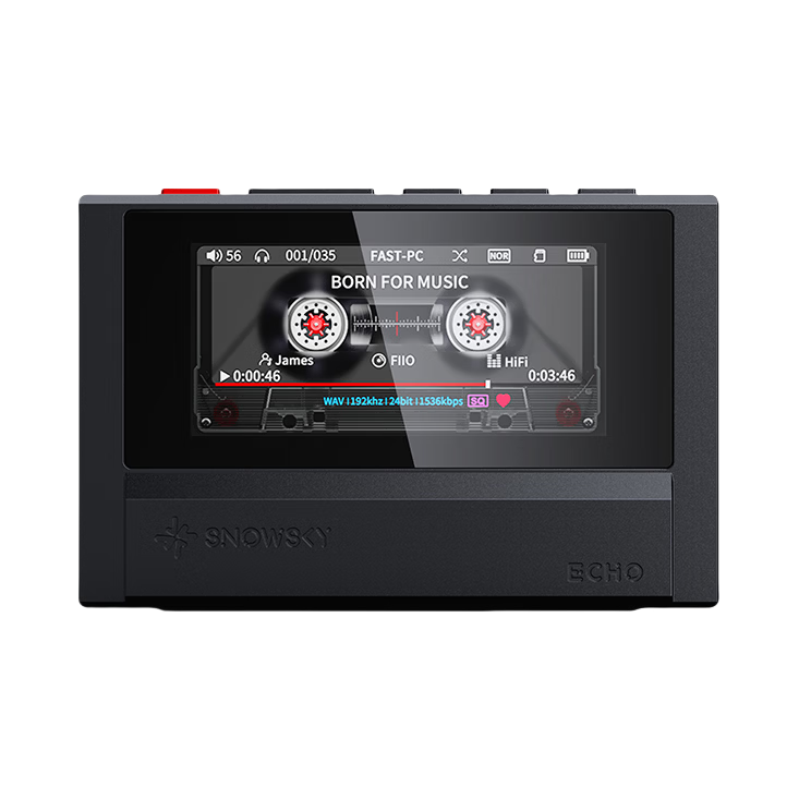推荐商品：FiiO/飞傲 ECHO MP3/MP4音乐播放器 学生运动小巧 支持蓝牙 TF卡扩展 电子书功能