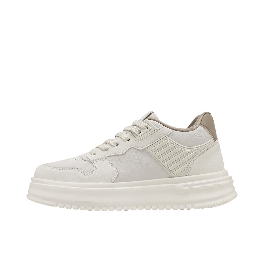 推荐商品：森马 板鞋 复古百搭橡胶 SLD92023 米色/卡其色