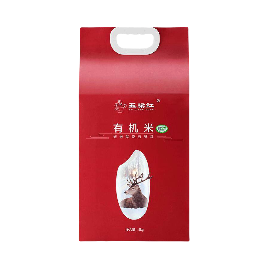 推荐商品：五粱红 特等 有机米 袋装