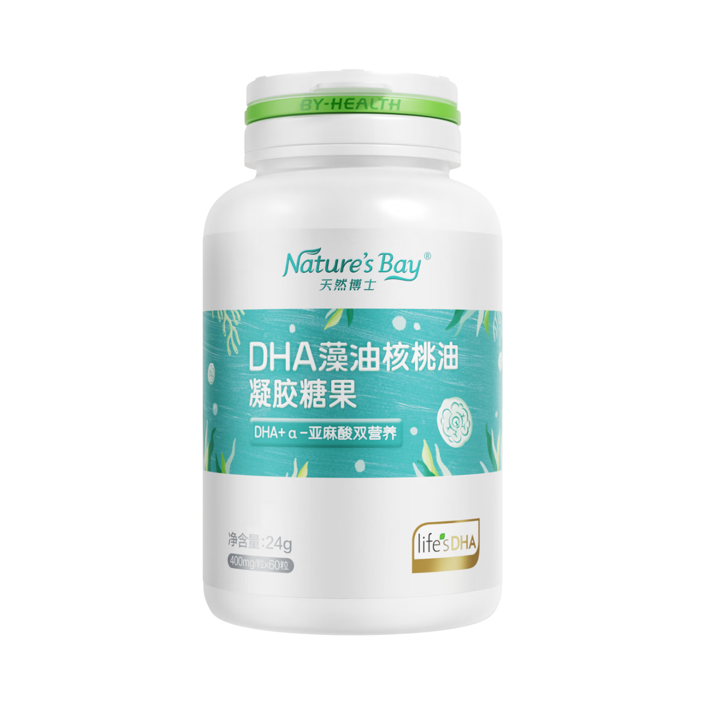 推荐商品：天然博士/Nature‘s Bay 儿童孕妇宝宝DHA藻油核桃油凝胶糖果