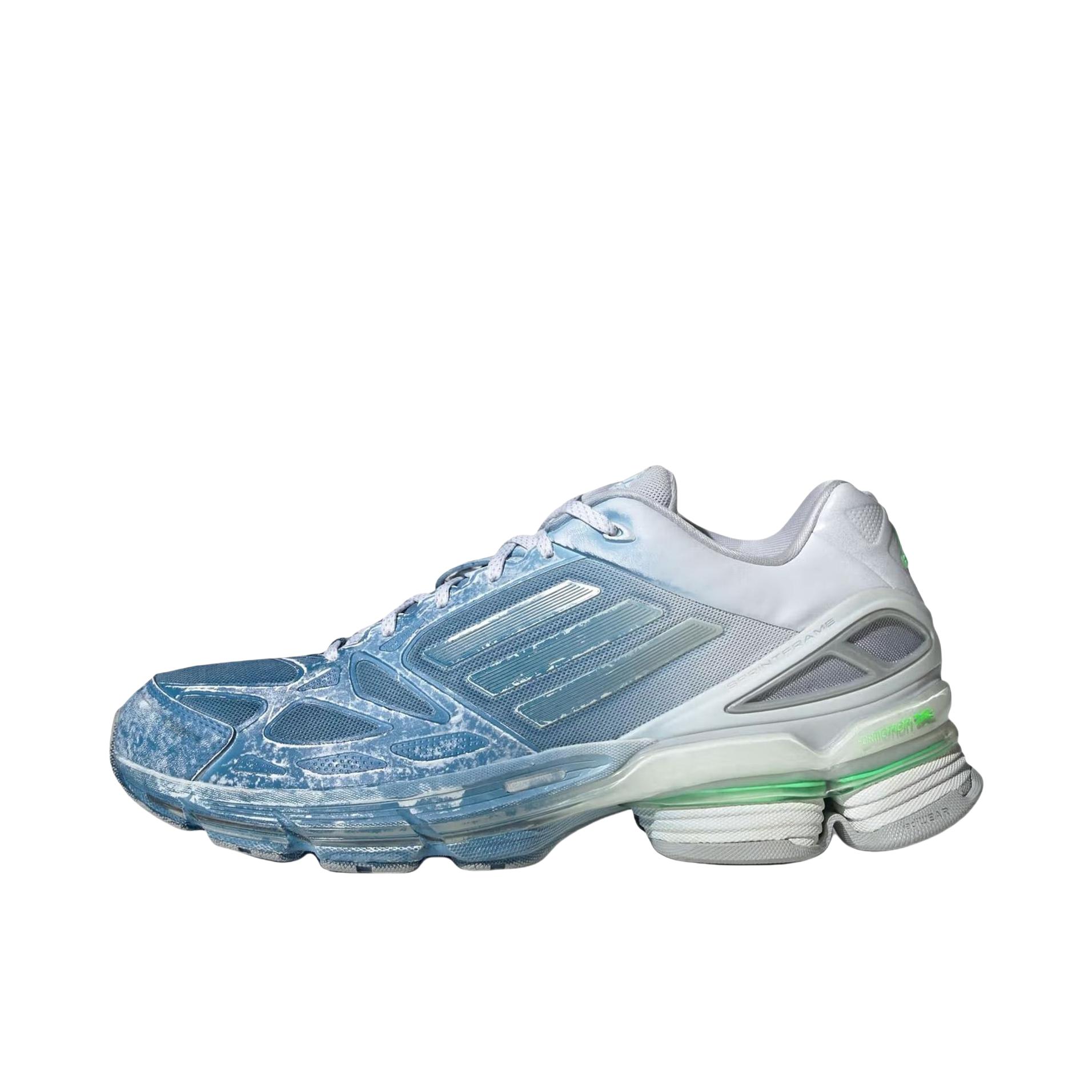 推荐商品：adidas Adizero F50 跑鞋 透气圆头厚底时尚贴合 蓝色/白色
