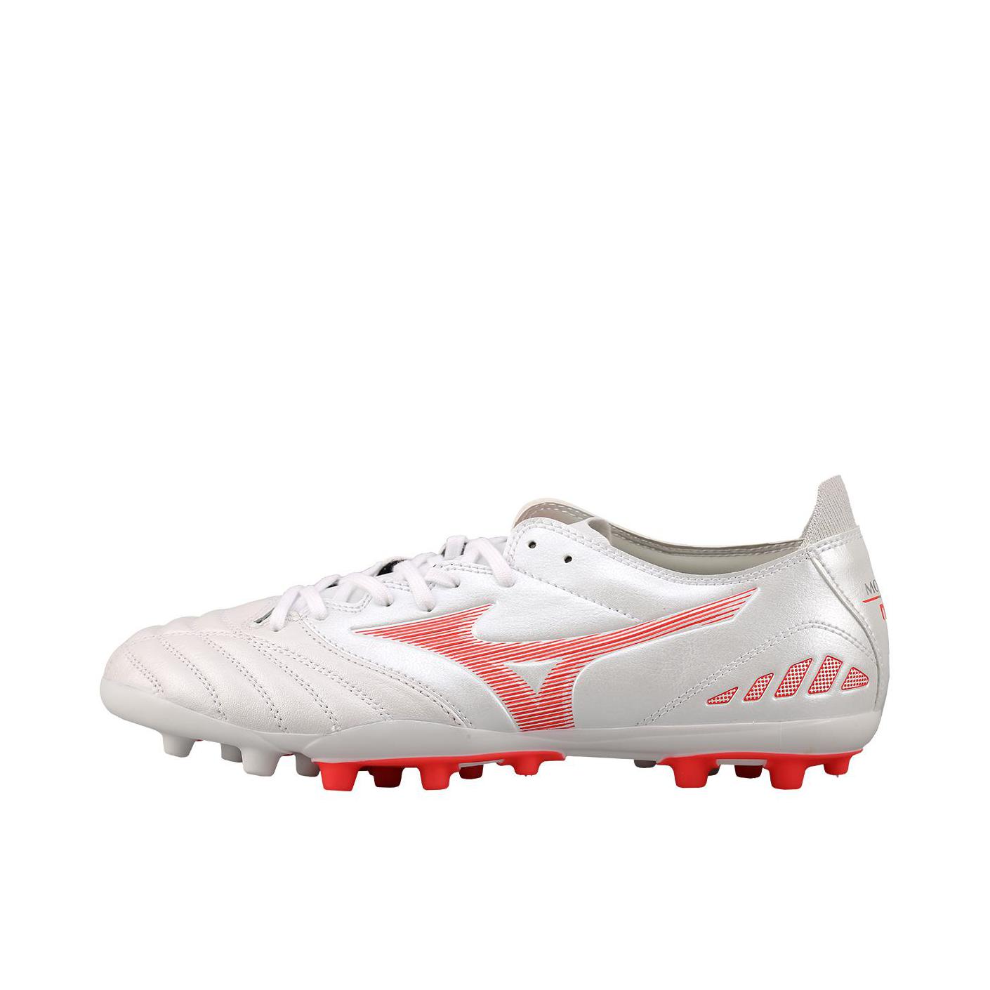 推荐商品：Mizuno/美津浓 Morelia Neo 3 FG 人造草地 减震 防滑耐磨 长钉 胶质 天然草地 足球鞋 粉色/白色 