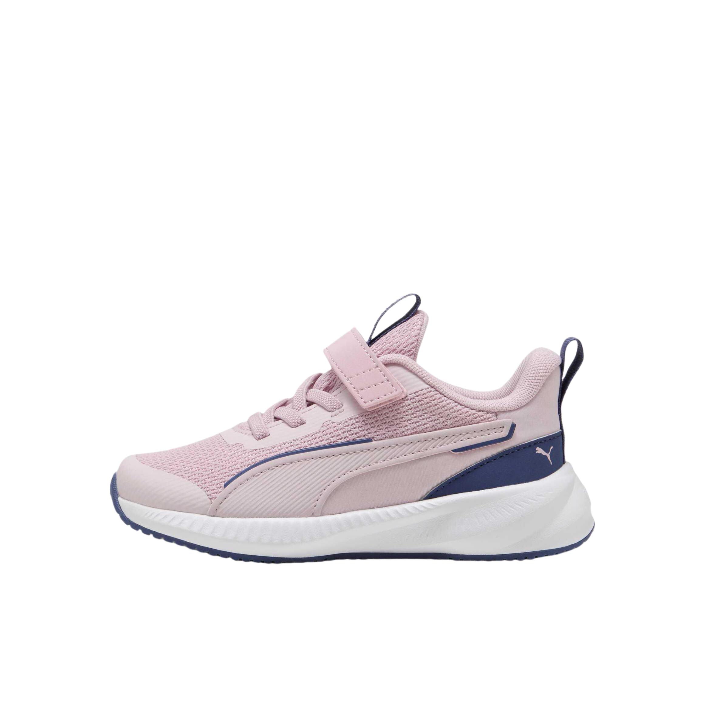 推荐商品：Puma/彪马 FLYER 3 AC 魔术贴 休闲 低帮 运动鞋儿童 小童/玫瑰红色/彪马白