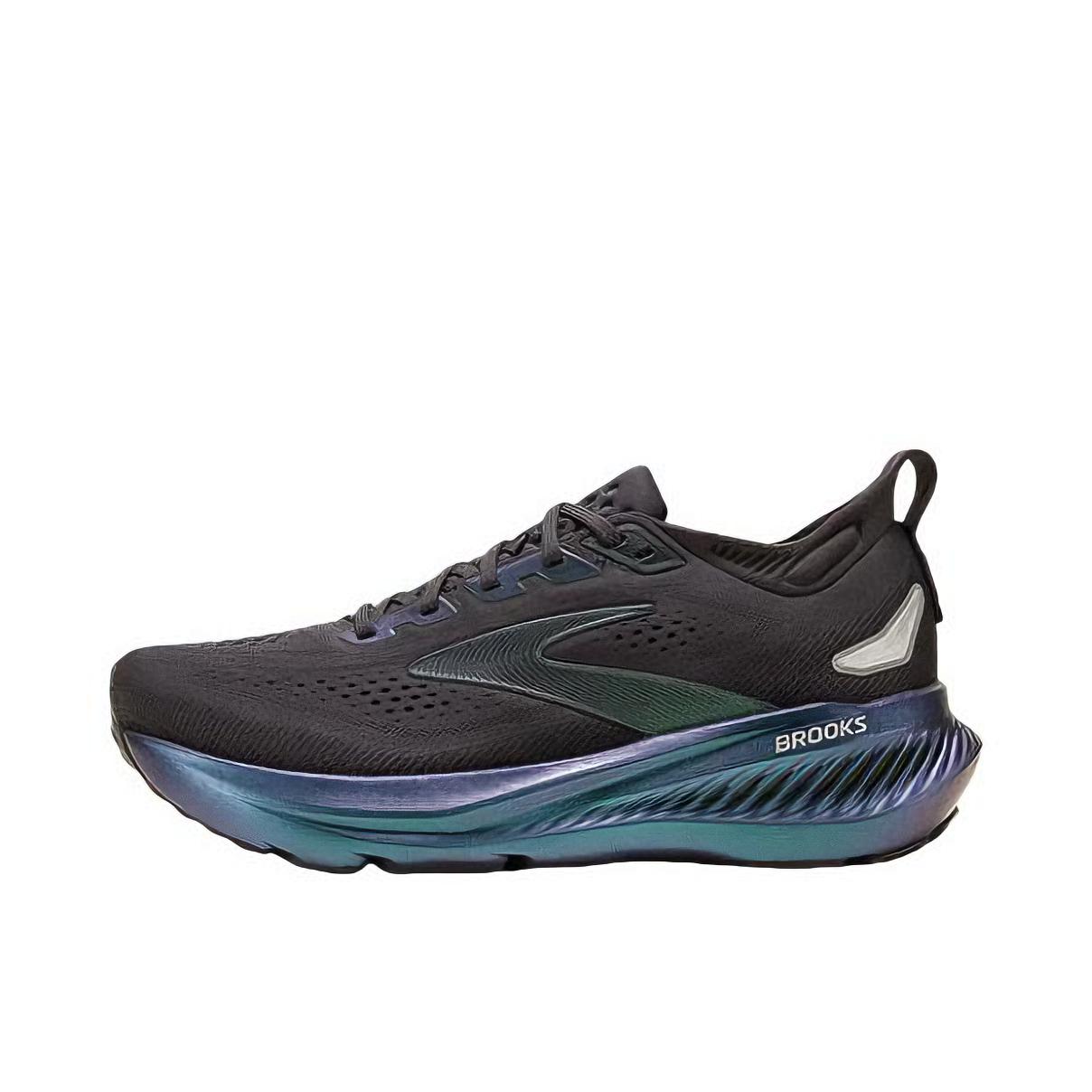 推荐商品：Brooks/布鲁克斯 Glycerin 甘油23 跑鞋 缓震时尚舒适耐磨支撑回弹圆头减震 铁灰色/幻彩