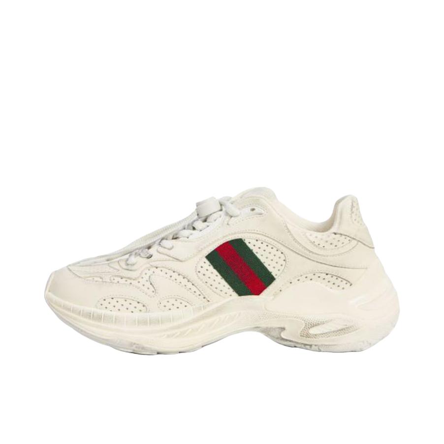 推荐商品：Gucci 2.0 运动休闲鞋 耐磨舒适透气 女款/白色 