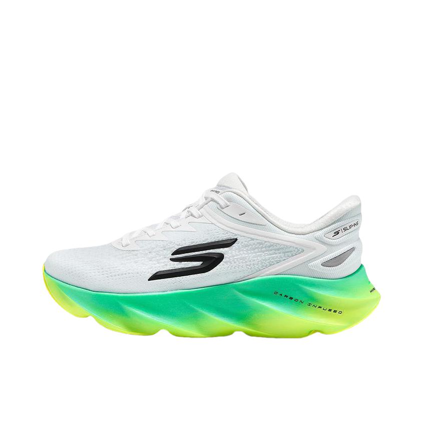 推荐商品：Skechers/斯凯奇 SKX Aero Burst 爆速 柔软 防滑 耐磨 低帮 跑鞋 白色/绿色