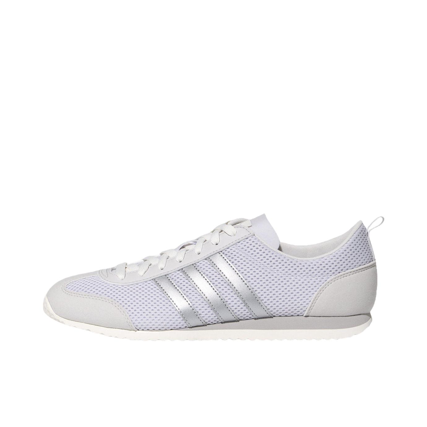 推荐商品：adidas VS JOG 2.0 运动休闲鞋 T头鞋 德训鞋 赛车鞋 薄底防滑耐磨舒适织物时尚百搭复古轻运动 符点灰/浅灰色/亮白色