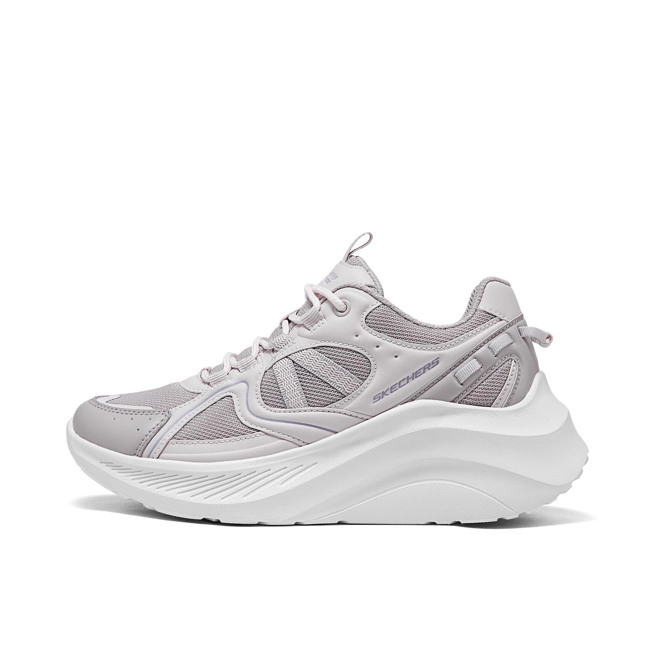 推荐商品：Skechers/斯凯奇 Bob's sport 舒适轻便 缓震回弹 耐磨软底 网面 厚底增高 复古 跑鞋 女款/灰色/棕色