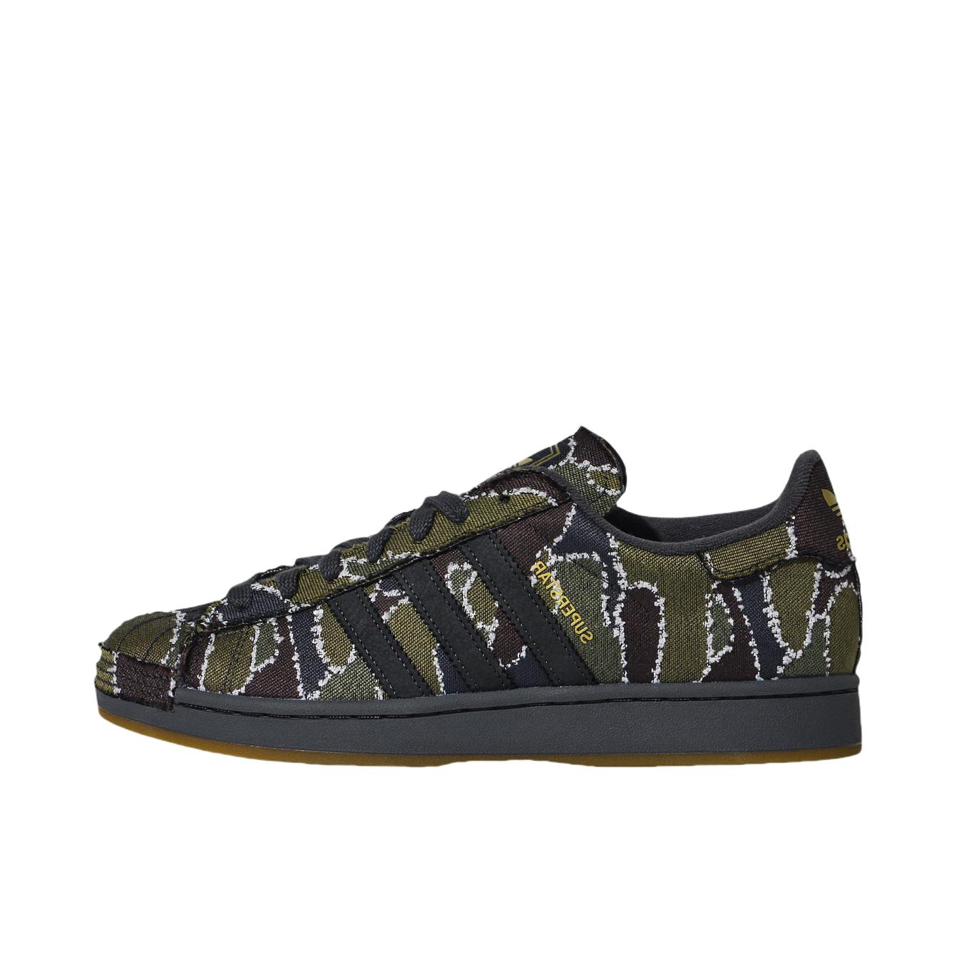 推荐商品：adidas Originals Superstar 2 板鞋 复古防滑耐磨贝壳头贴合圆头支撑 深橄榄绿/极光青灰/碳黑色