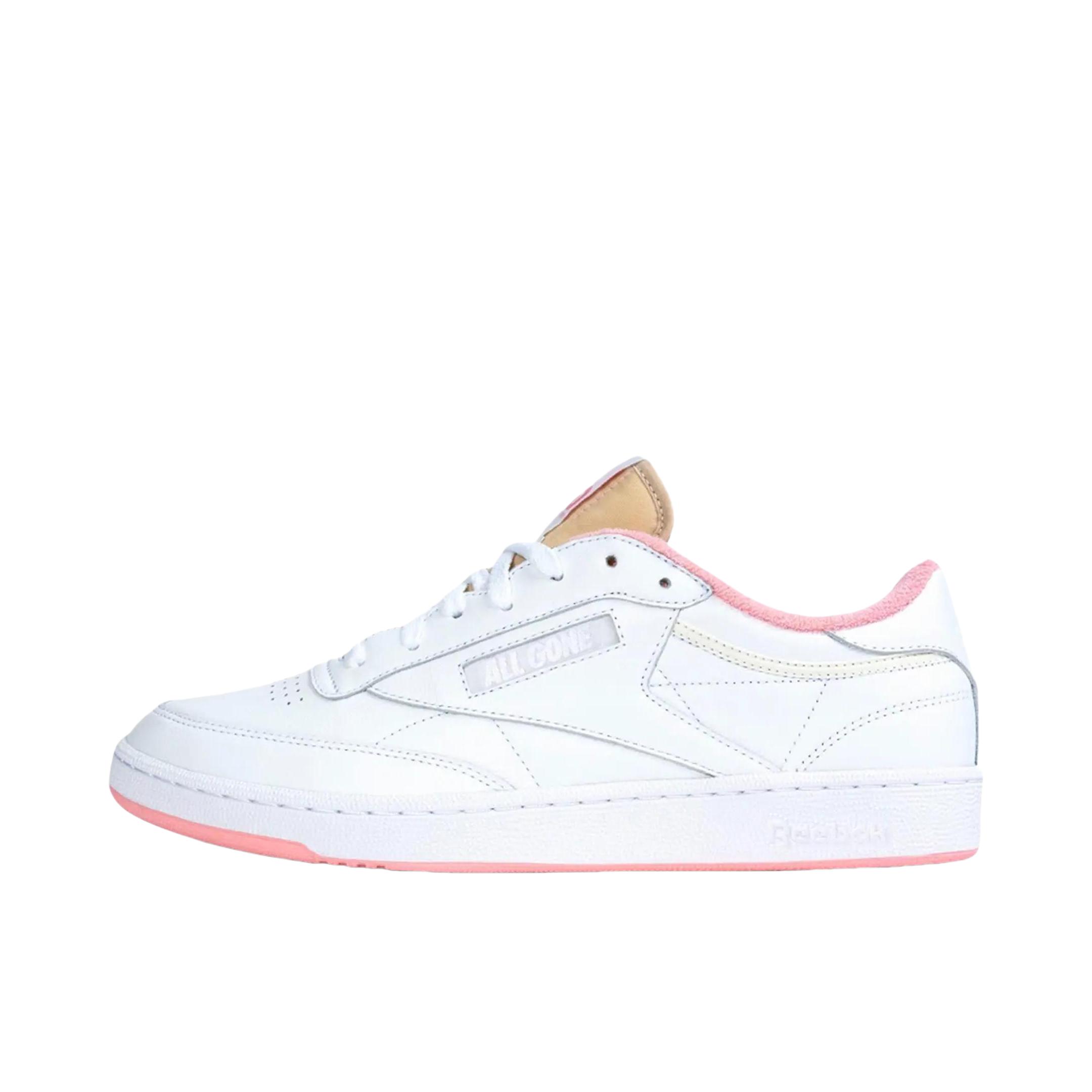推荐商品：Reebok/锐步 Club C 85 经典复古 防滑耐磨 防水 运动 脏脏鞋 板鞋 PaperBoy Paris/ La MJC联名/白色