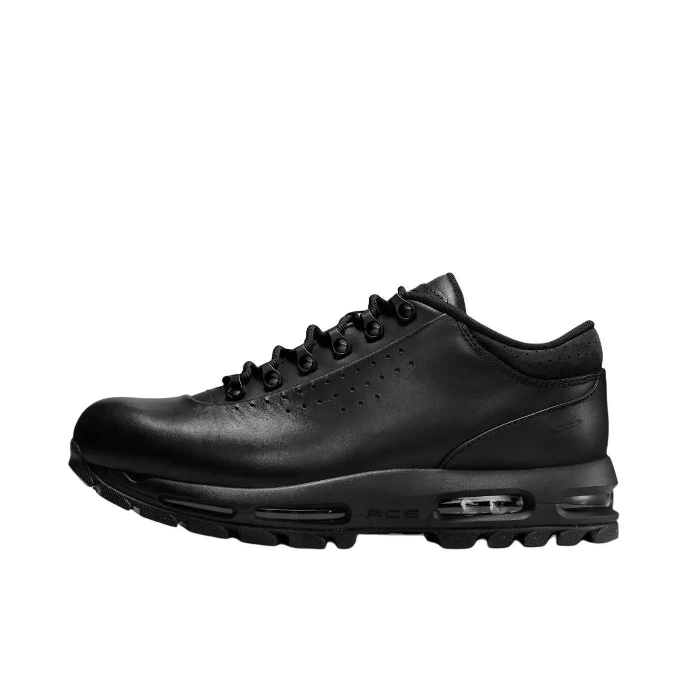 推荐商品：Nike Air Max Goadome 运动休闲鞋 透气低帮系带厚底贴合支撑耐穿 黑色