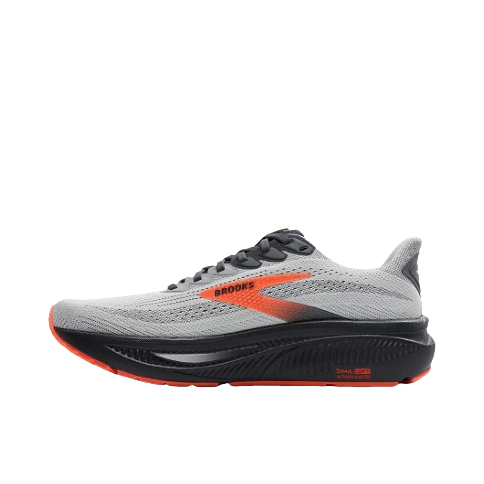 推荐商品：Brooks/布鲁克斯 Ghost幽灵17 缓震 运动 系带 回弹 跑鞋 4E宽/灰色