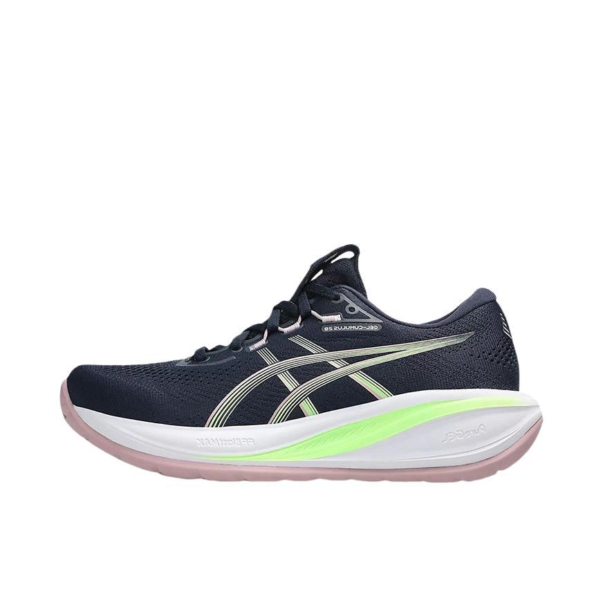 推荐商品：Asics/亚瑟士 GEL-CUMULUS 28 跑鞋 舒适缓震透气耐磨轻便训练马拉松回弹抓地耐穿贴合减震支撑 女款/白色