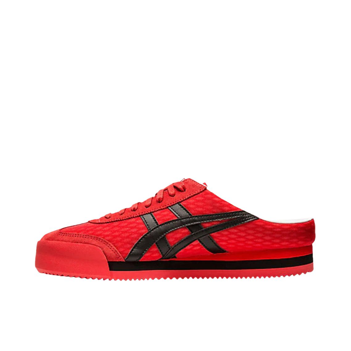推荐商品：Onitsuka Tiger鬼塚虎 California 78 Sabot 运动休闲鞋 轻便耐磨透气时尚 红色/黑色