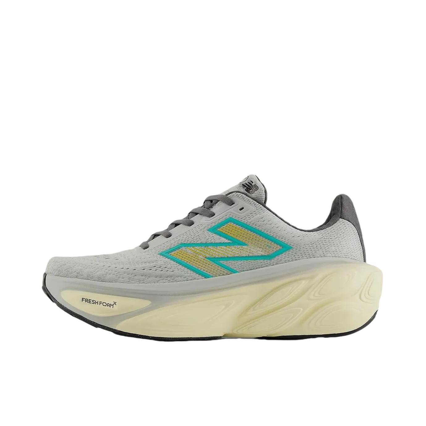 推荐商品：New Balance Fresh Foam X More v5 跑鞋 防滑耐磨舒适缓震复古简约 D宽/灰色