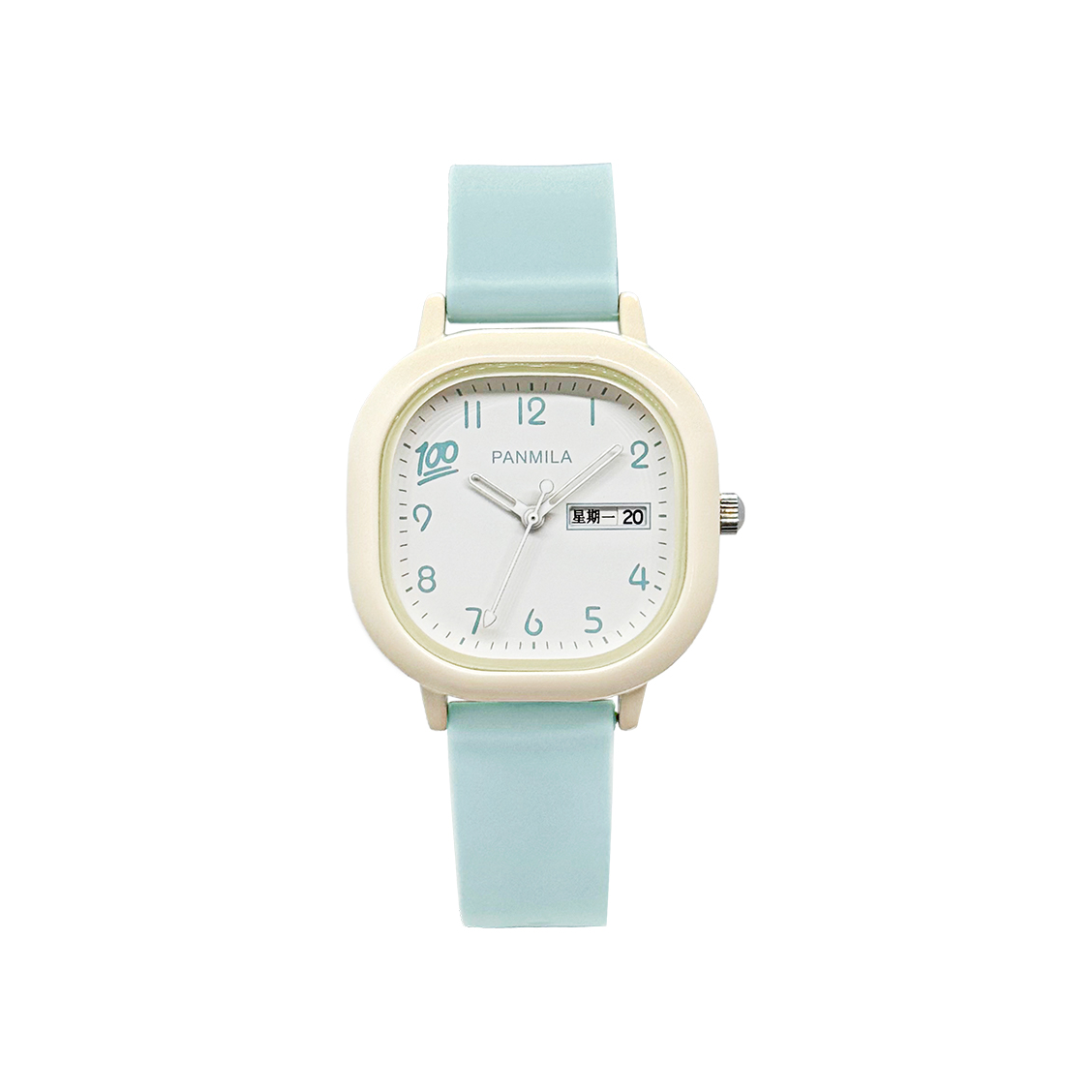 推荐商品：番米拉 只看时间高颜值考试专用石英女士手表