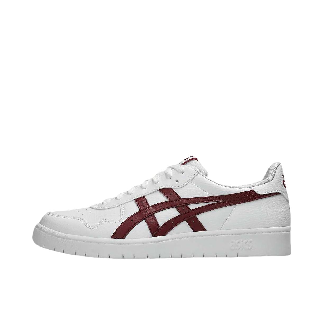 推荐商品：Asics/亚瑟士 Tiger Japan S 板鞋 薄底潮流休闲复古透气防滑耐磨 白色/牛血红