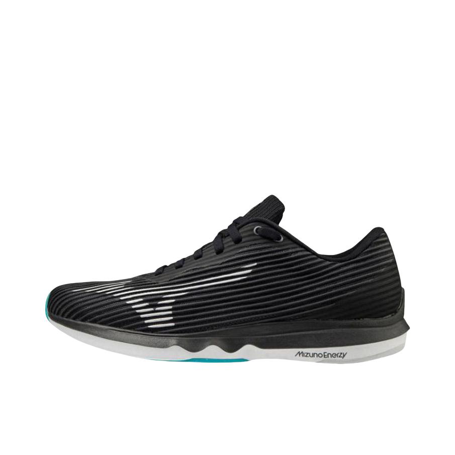 推荐商品：Mizuno/美津浓 Wave Shadow 4 舒适轻便 耐磨防滑 网布透气 合成革 跑鞋 女款/黑色
