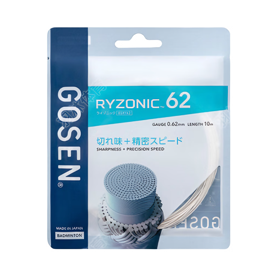 推荐商品：GOSEN/高神 雷鸣62 耐打 高弹​ 操控型 羽毛球拍线 ​