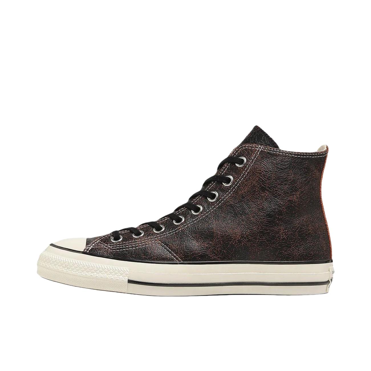 推荐商品：Converse/匡威 All Star Aged 帆布鞋 耐磨圆头橡胶贴合 STRANGER THINGS 5联名/深棕色/黑色