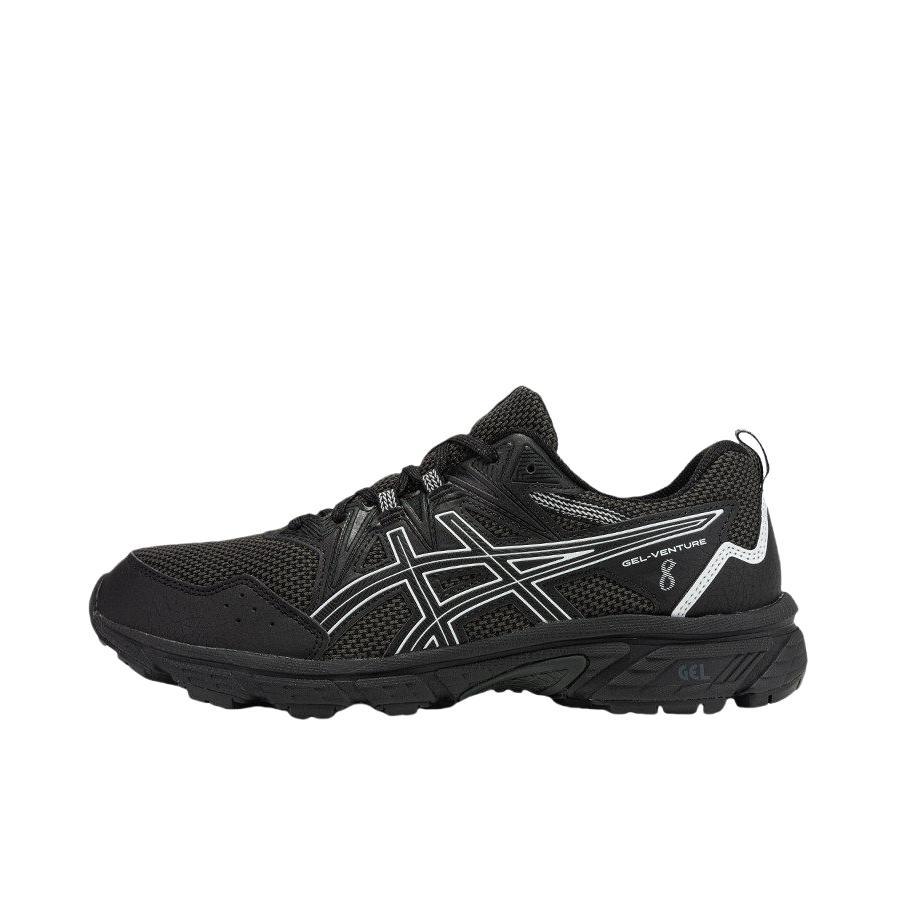 推荐商品：Asics/亚瑟士 Gel-Venture 8 跑鞋 缓冲抓地网面透气缓震防滑耐磨时尚复古越野型回弹包裹性 女款/白色/黑色