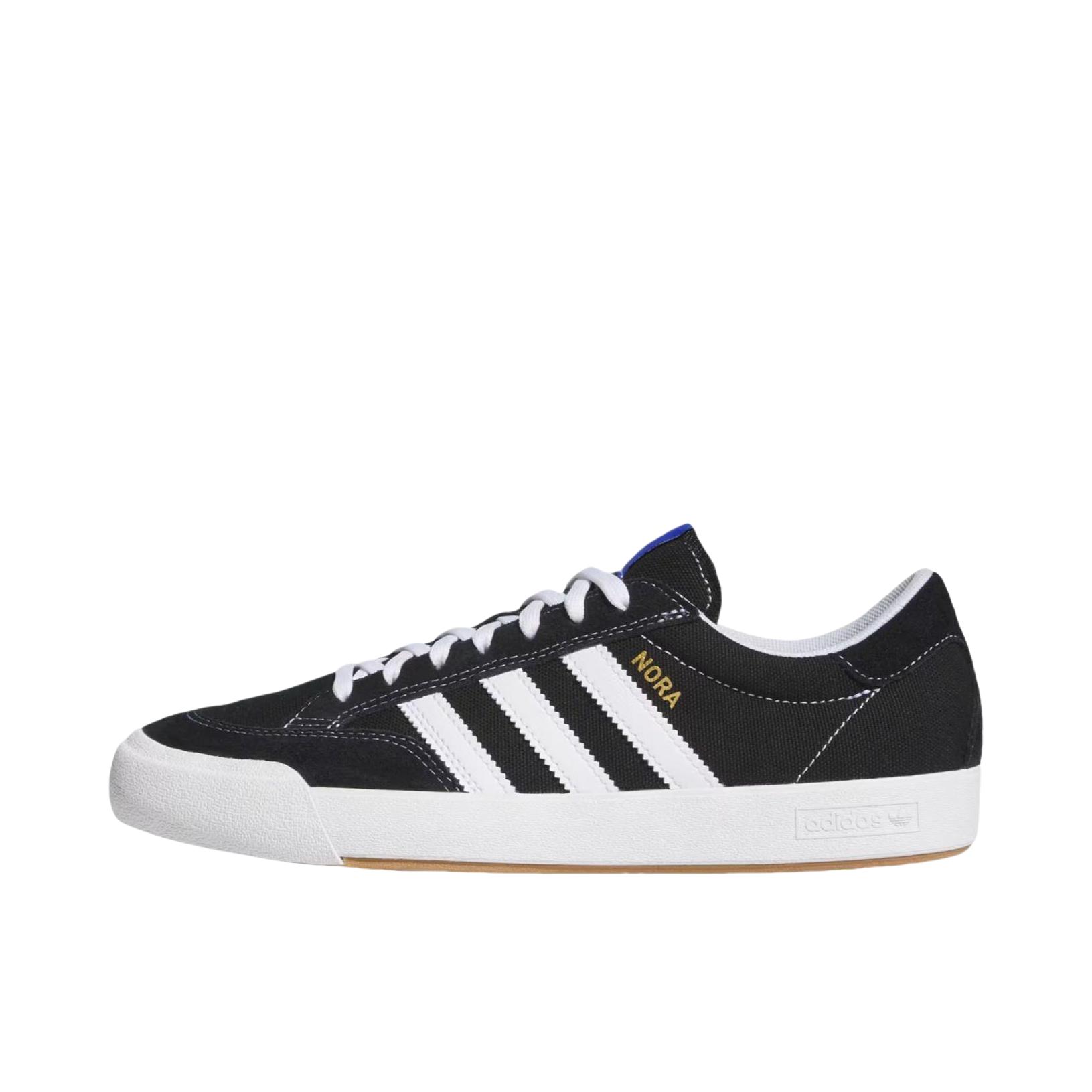 推荐商品：adidas Originals Nora 板鞋 防滑耐磨舒适轻便时尚百搭贴合 黑色/奶白色