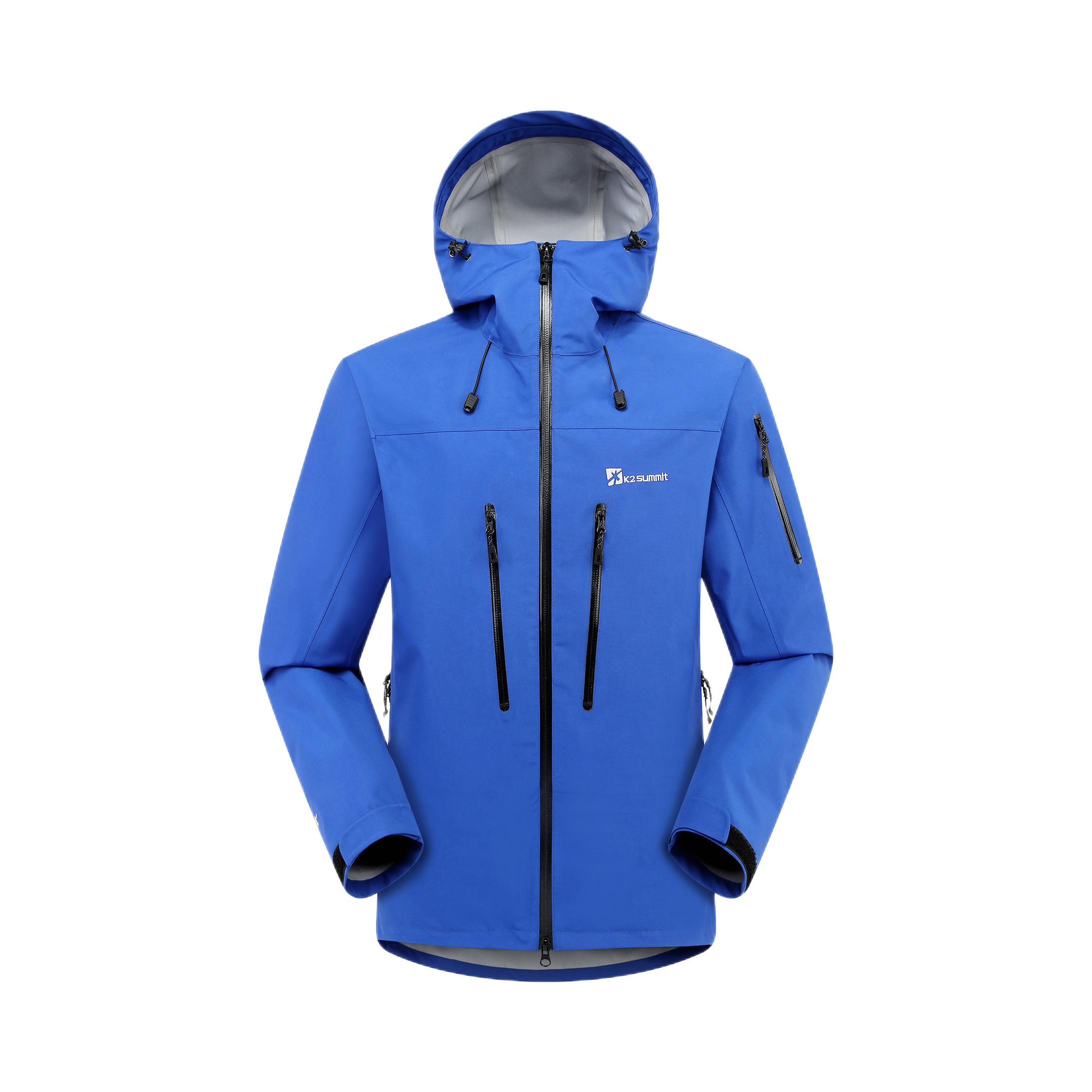推荐商品：k2summit/凯图巅峰 防风防紫外线防水耐磨冲锋衣 AA060 勒多曼因蓝