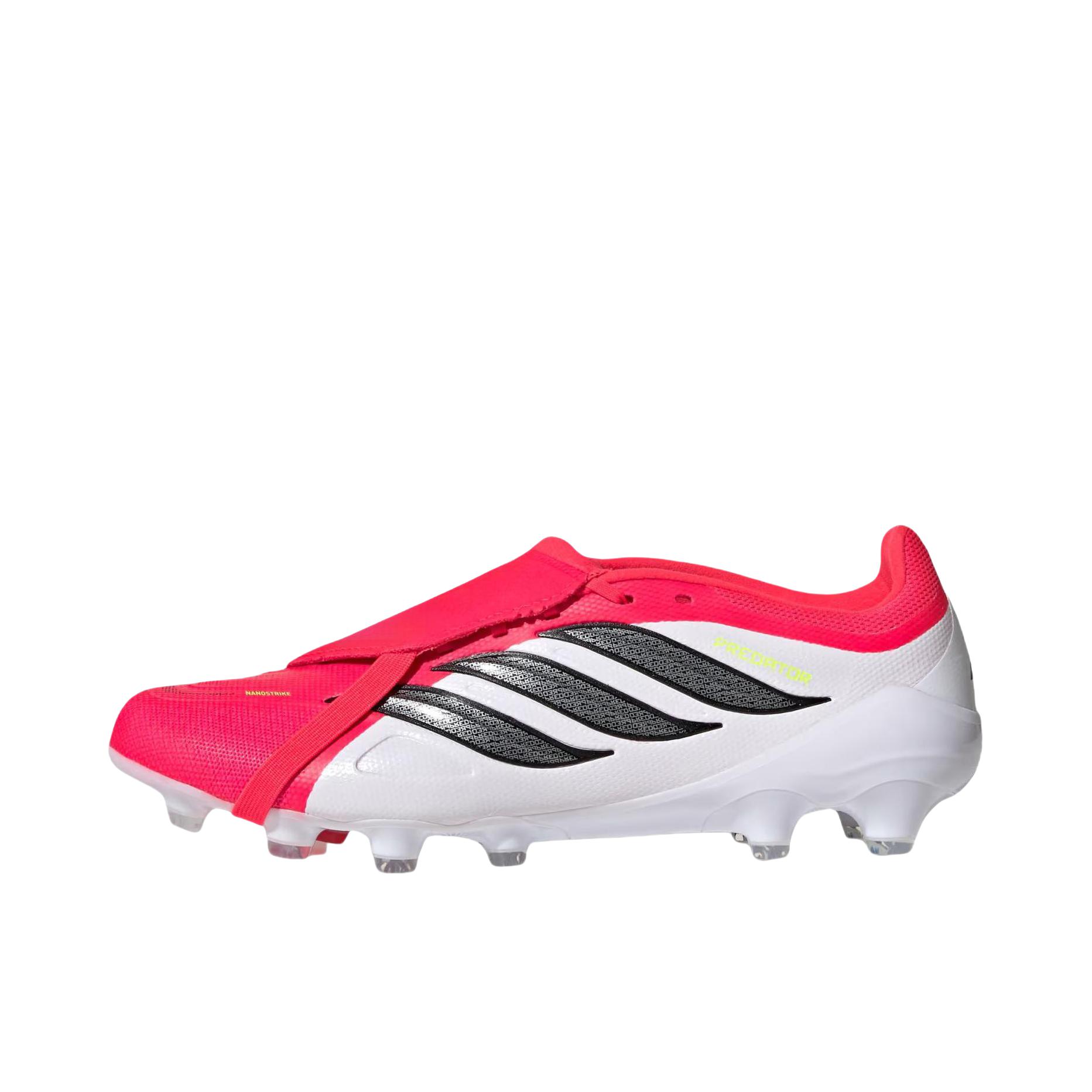 推荐商品：adidas Predator League 2G/3G AG 中端 胶质短钉 人造草皮 柔软耐磨防滑 足球鞋 亮红色/核心黑色/云白色 