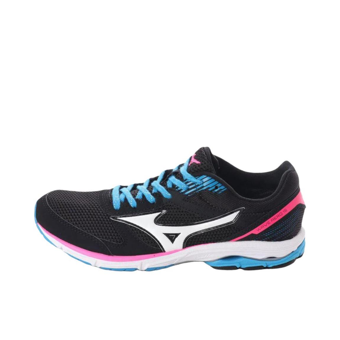 推荐商品：Mizuno/美津浓 Wave Aero 16 跑鞋 百搭轻便耐磨 女款/黑色