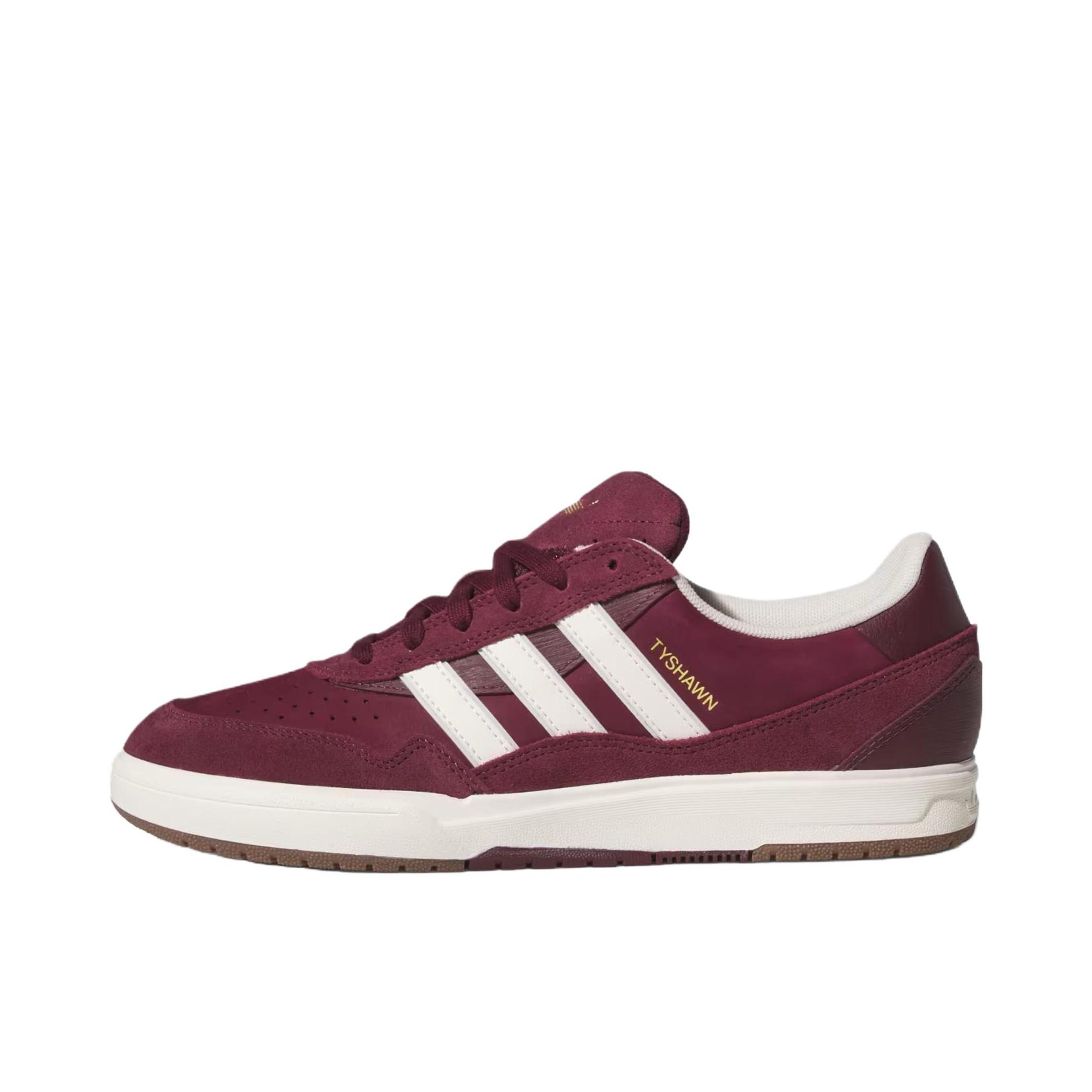 推荐商品：adidas Originals Tyshawn II 板鞋 时尚舒适百搭防滑耐磨支撑贴合 男款/酒红色