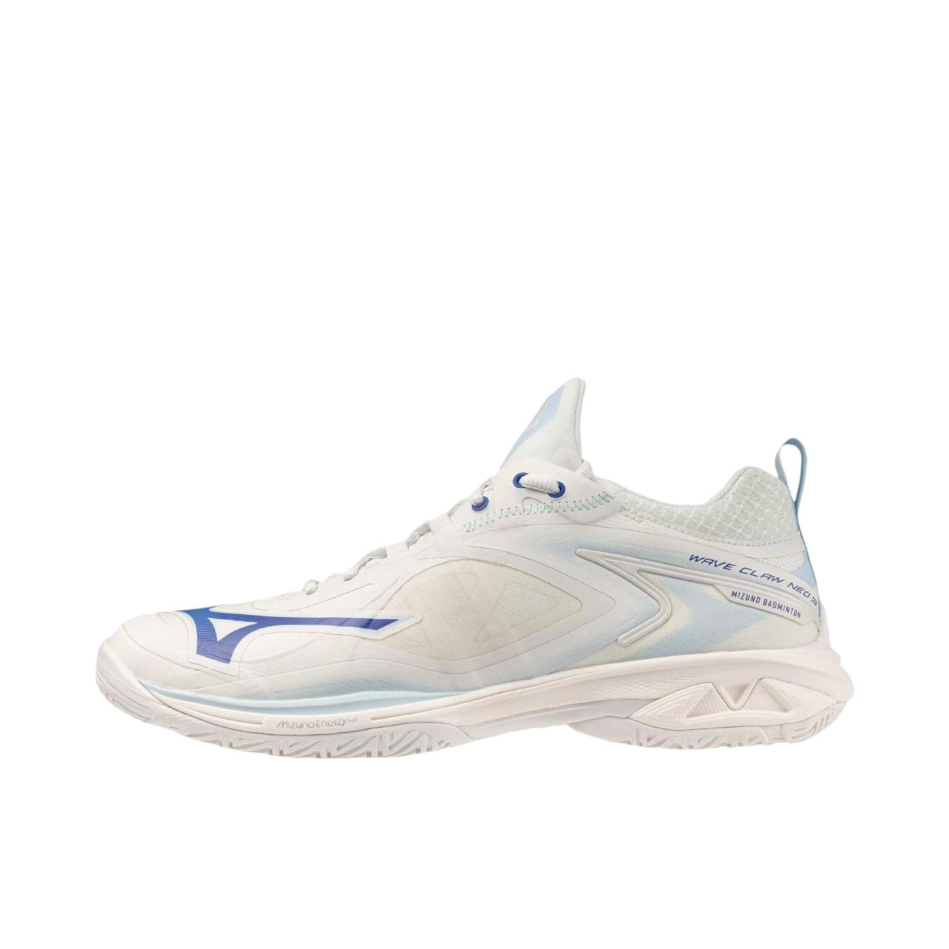 推荐商品：Mizuno/美津浓 WAVE CLAW NEO 3 减震 比赛 透气 合成革 羽毛球鞋 3E宽/奶白色