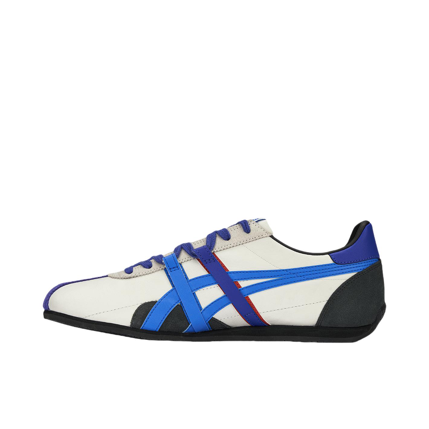推荐商品：Onitsuka Tiger/鬼冢虎 RUNSPARK 2.0 运动休闲鞋 透气舒适时尚 白色/蓝色