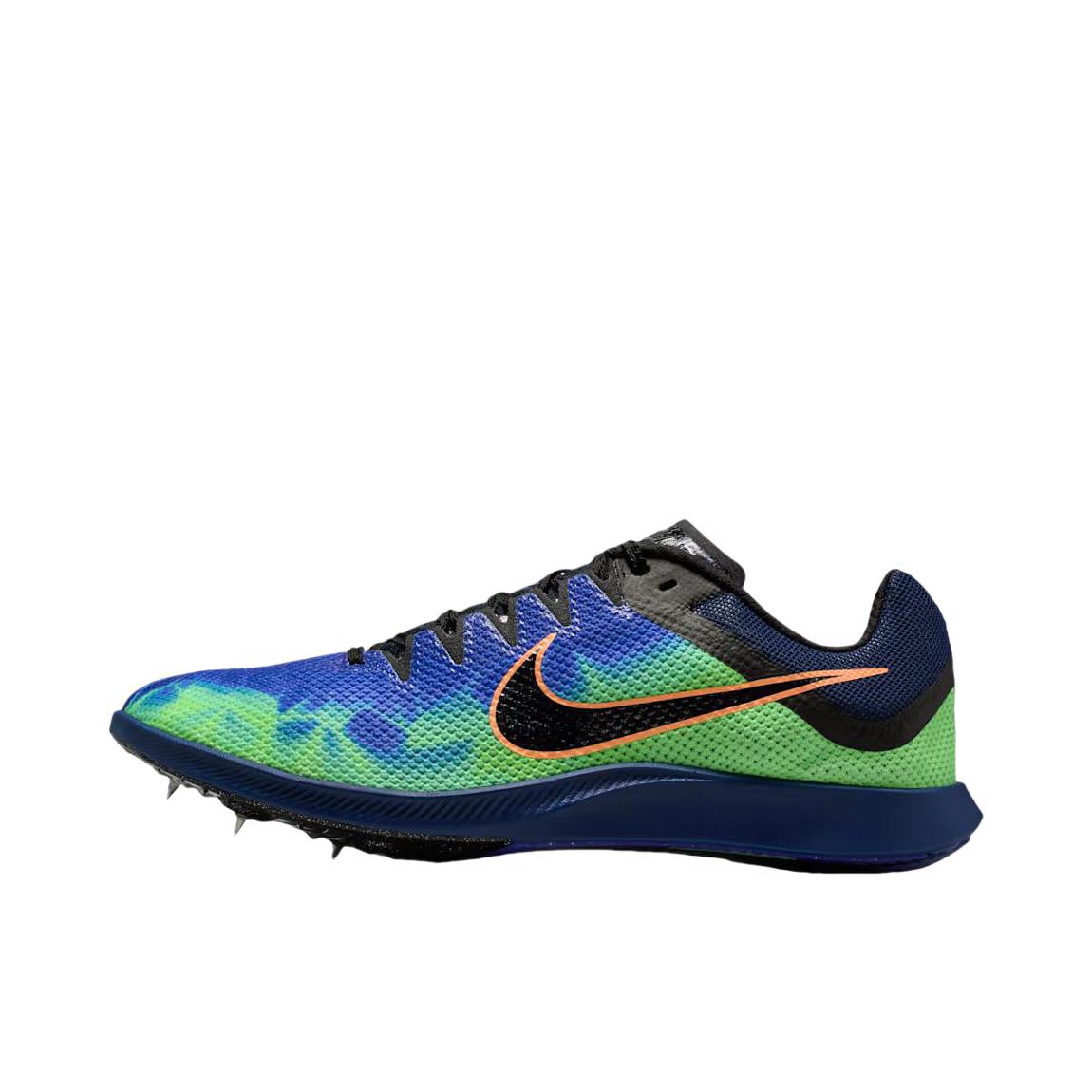 推荐商品：Nike Zoom Rival D11 中长跑 田径精英 防滑耐磨 减震透气 舒适 网布 短跑鞋 蓝色/绿色