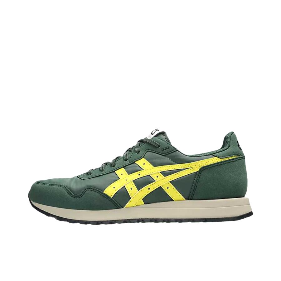推荐商品：Asics/亚瑟士 Tiger Runner 2 跑鞋 耐磨减震舒适透气防滑百搭休闲时尚贴合 森林之夜/亮黄色 