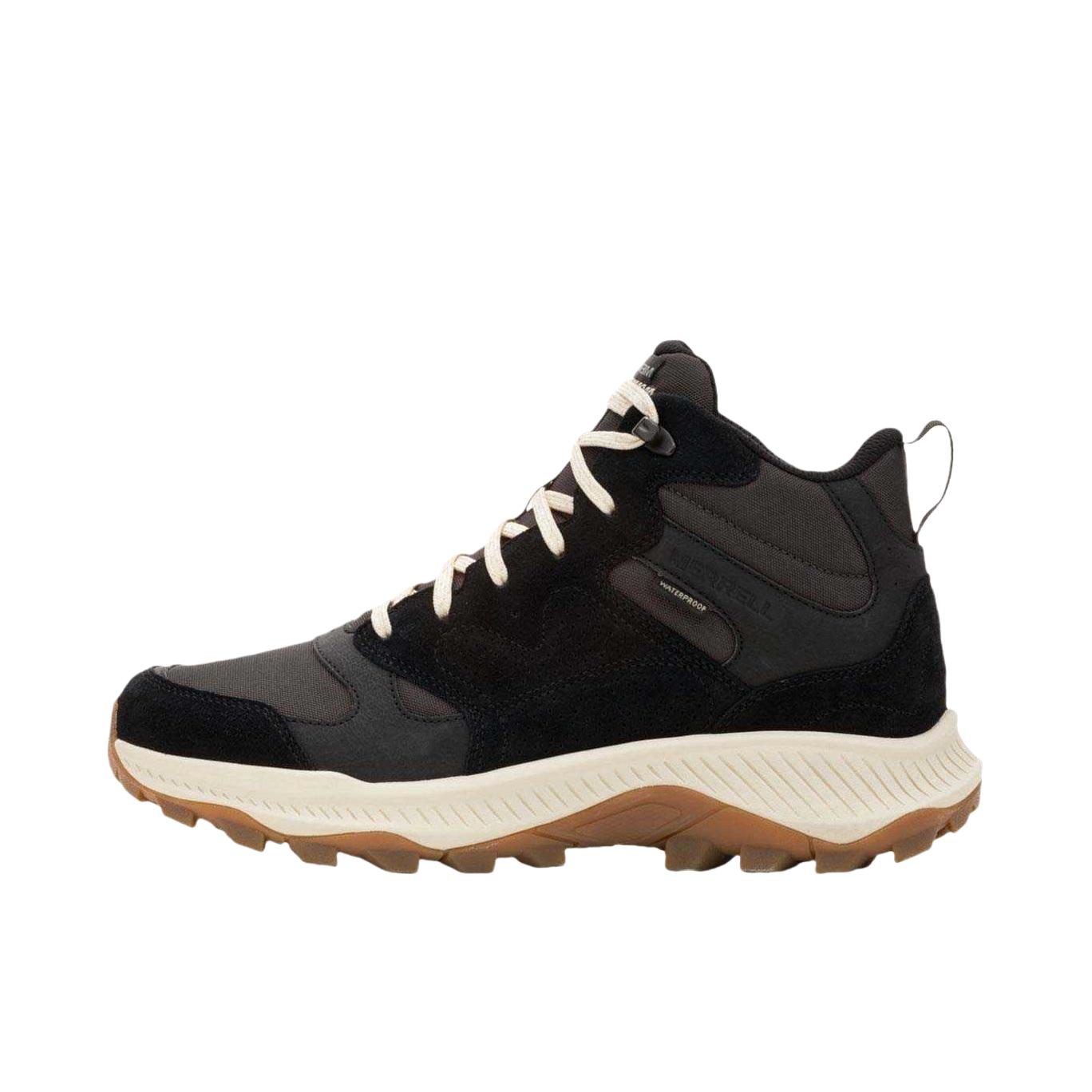 推荐商品：Merrell/迈乐 Tempo Sol 登山鞋 户外鞋 中帮厚底系带舒适 黑色