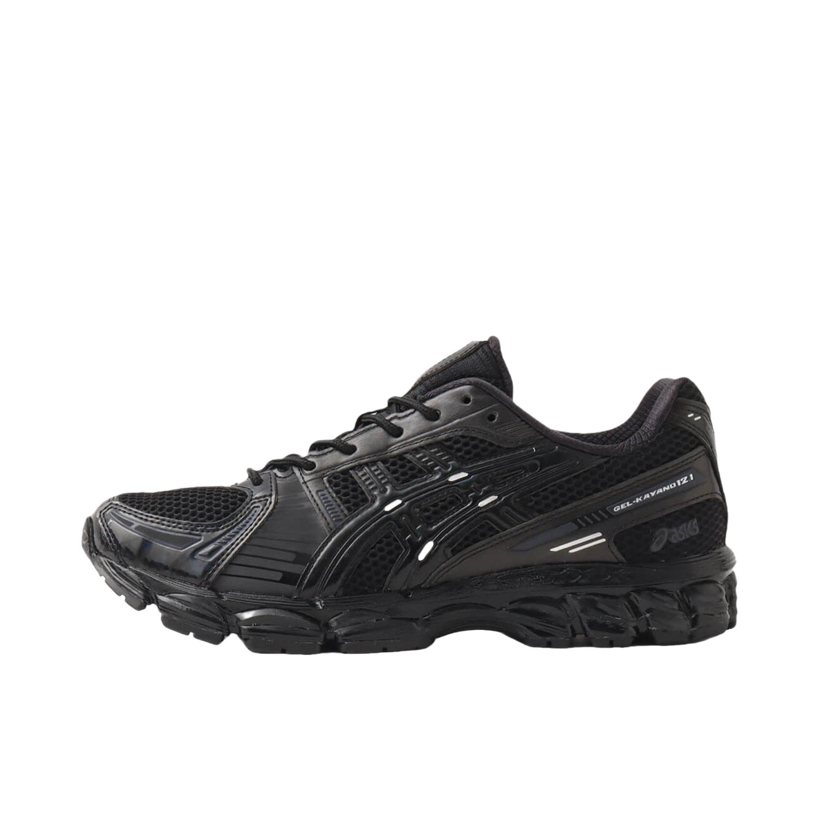 推荐商品：Asics/亚瑟士 Gel-Kayano 12.1 跑鞋 防滑低帮休闲圆头贴合支撑 atmos联名/黑色