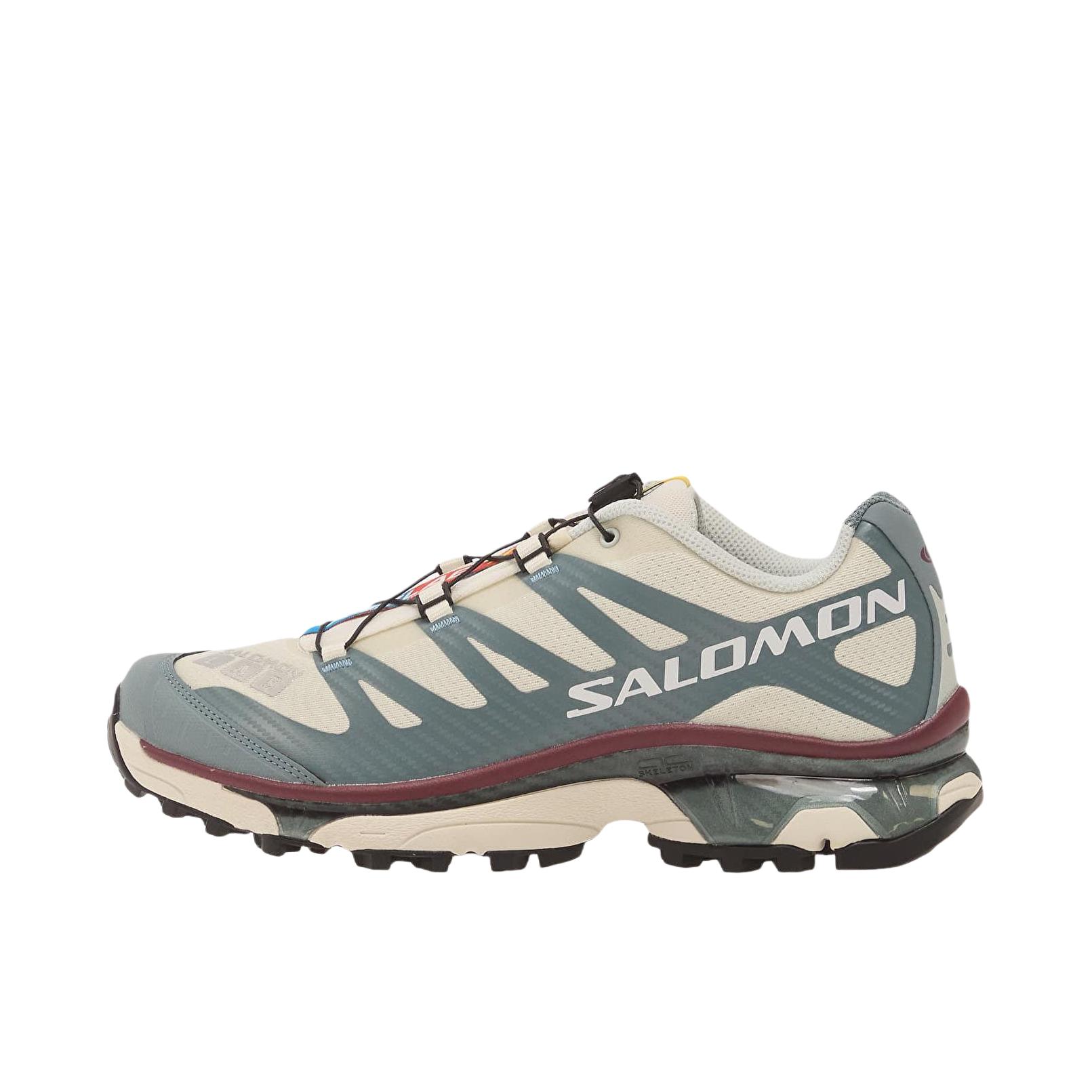 推荐商品：Salomon/萨洛蒙 XT-4 OG 耐磨 舒适 休闲 跑鞋 米色/蓝色 