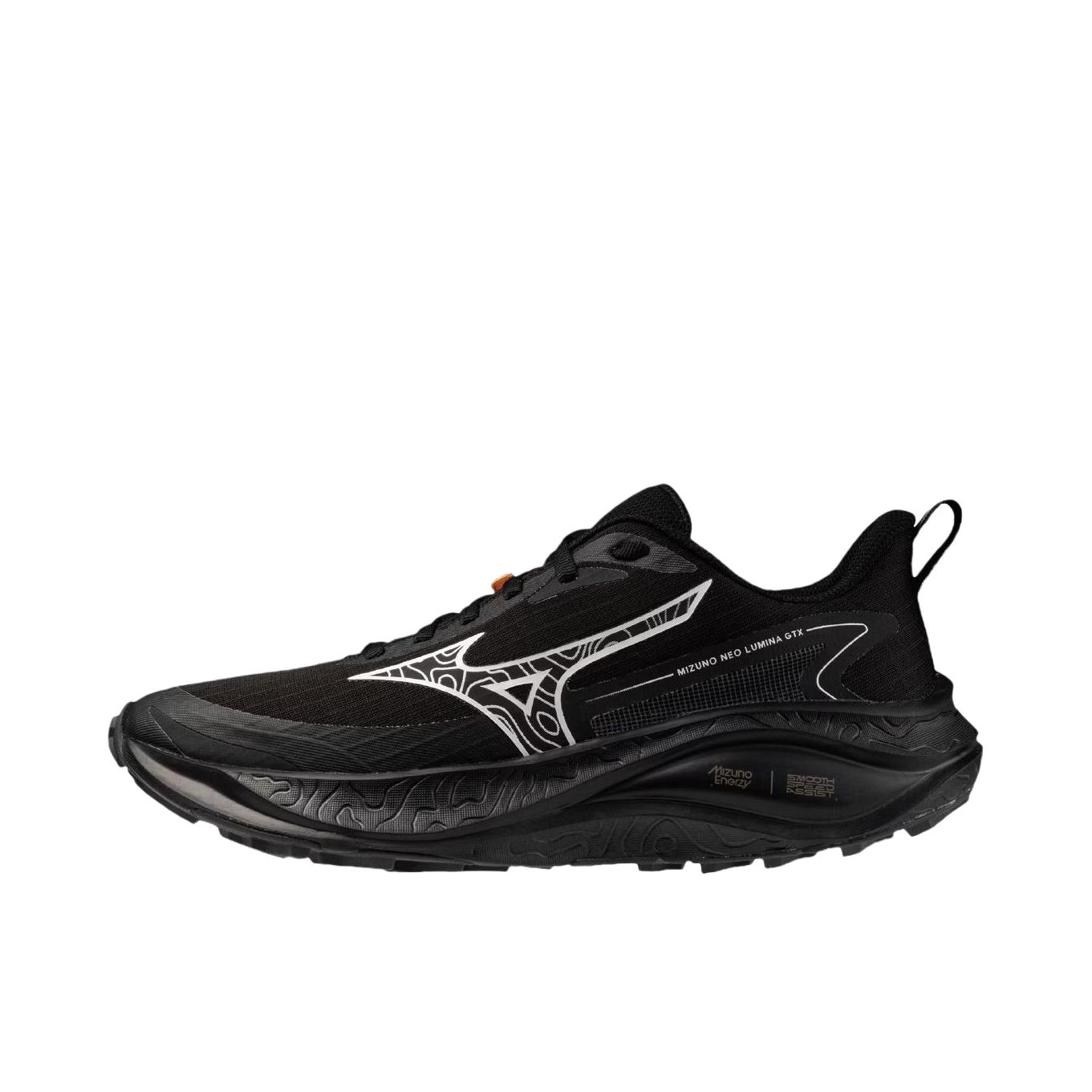 推荐商品：Mizuno/美津浓 NEO LUMINA GTX 跑鞋 越野系带圆头贴合 2E宽/女款/黑色