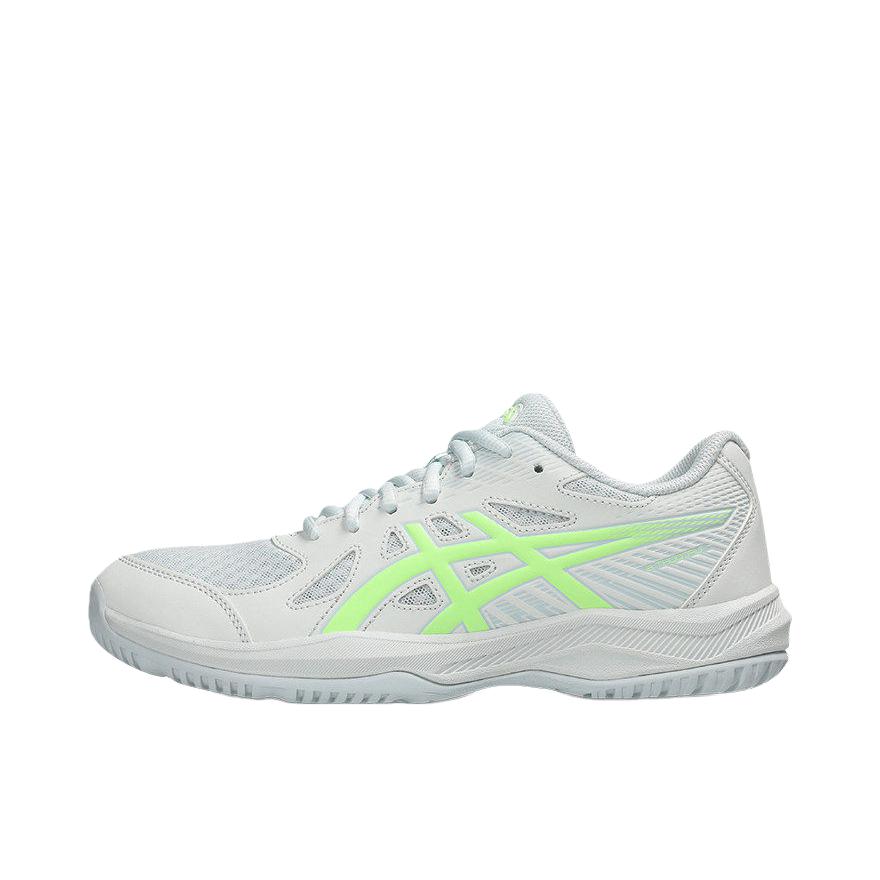 推荐商品：Asics/亚瑟士 Gel-UPCOURT 6 防滑 透气 地板 支撑 网面 抓地 乒乓球鞋 白色/绿色
