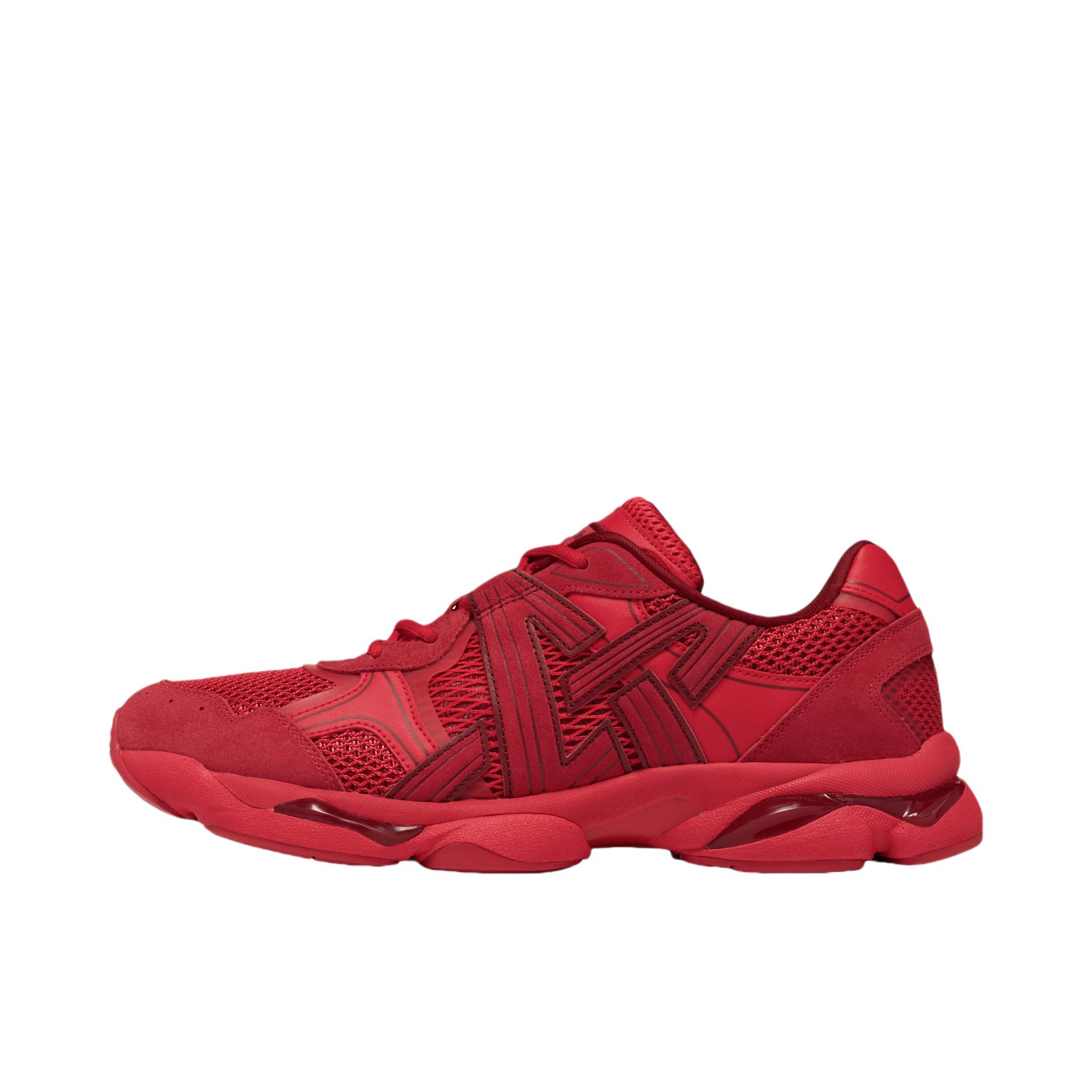 推荐商品：Onitsuka Tiger/鬼塚虎 TIGRUN 运动休闲鞋 百搭耐磨低帮系带 红色