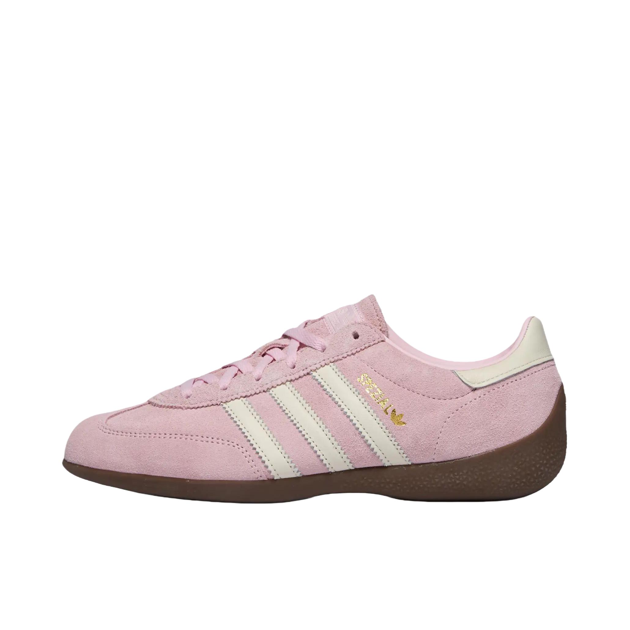 推荐商品：adidas Originals HANDBALL SPEZIAL Lo Pro 板鞋 复古圆头系带贴合 粉色