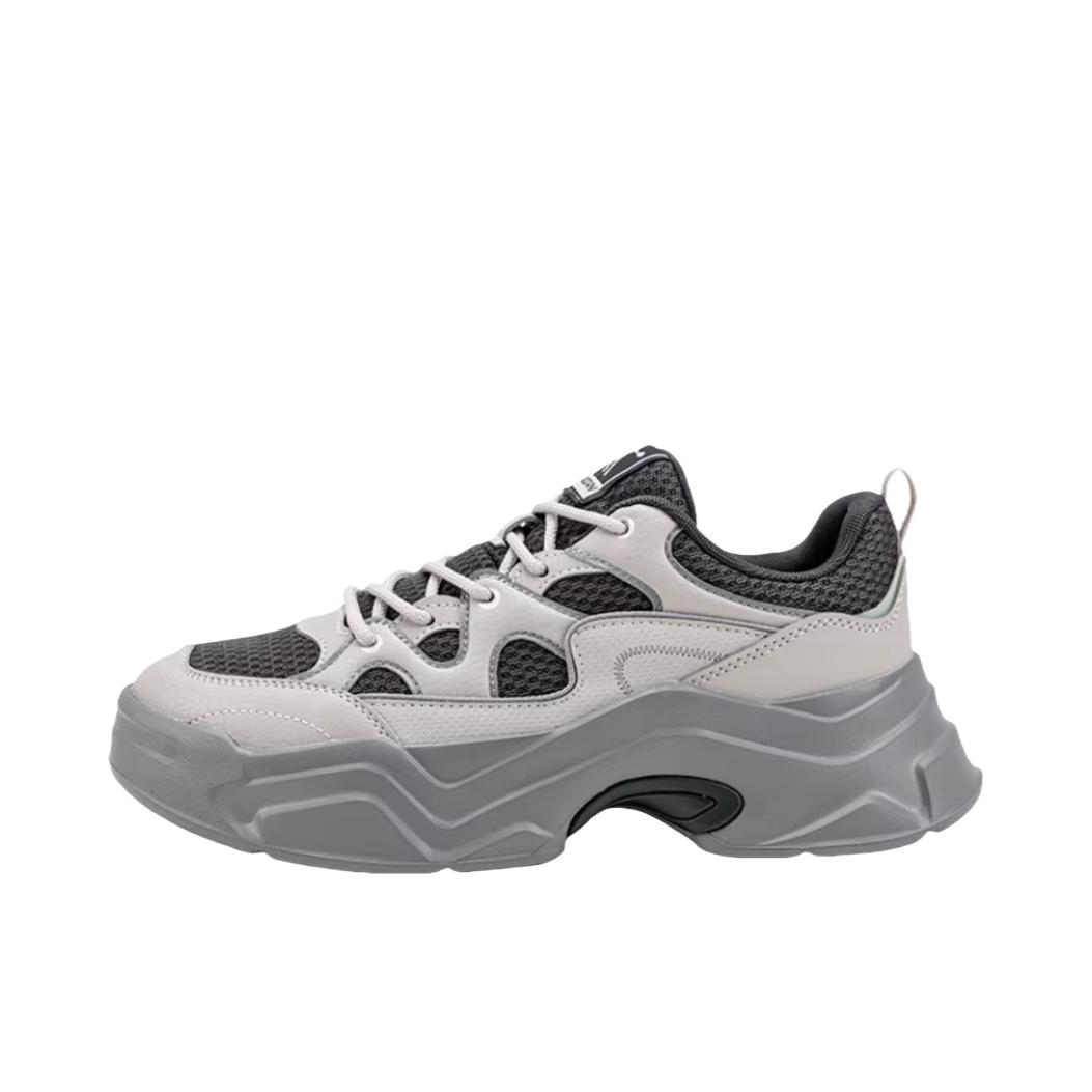 推荐商品：乔丹体育 老爹鞋 厚底轻便透气时尚 QXL042261410 女款/电掣灰/浮石灰